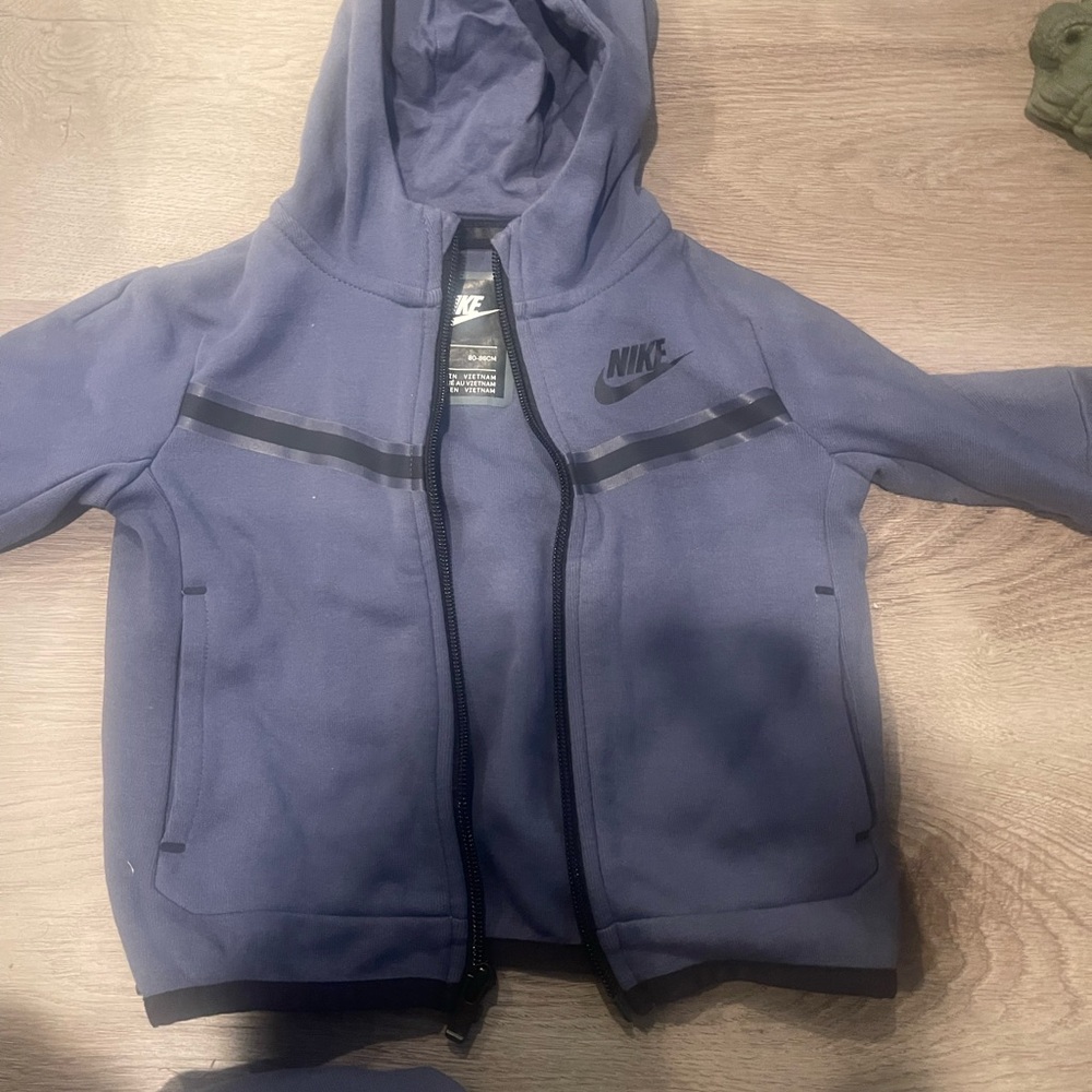 Nike Tech Dark blue Zip-Up Hoodie